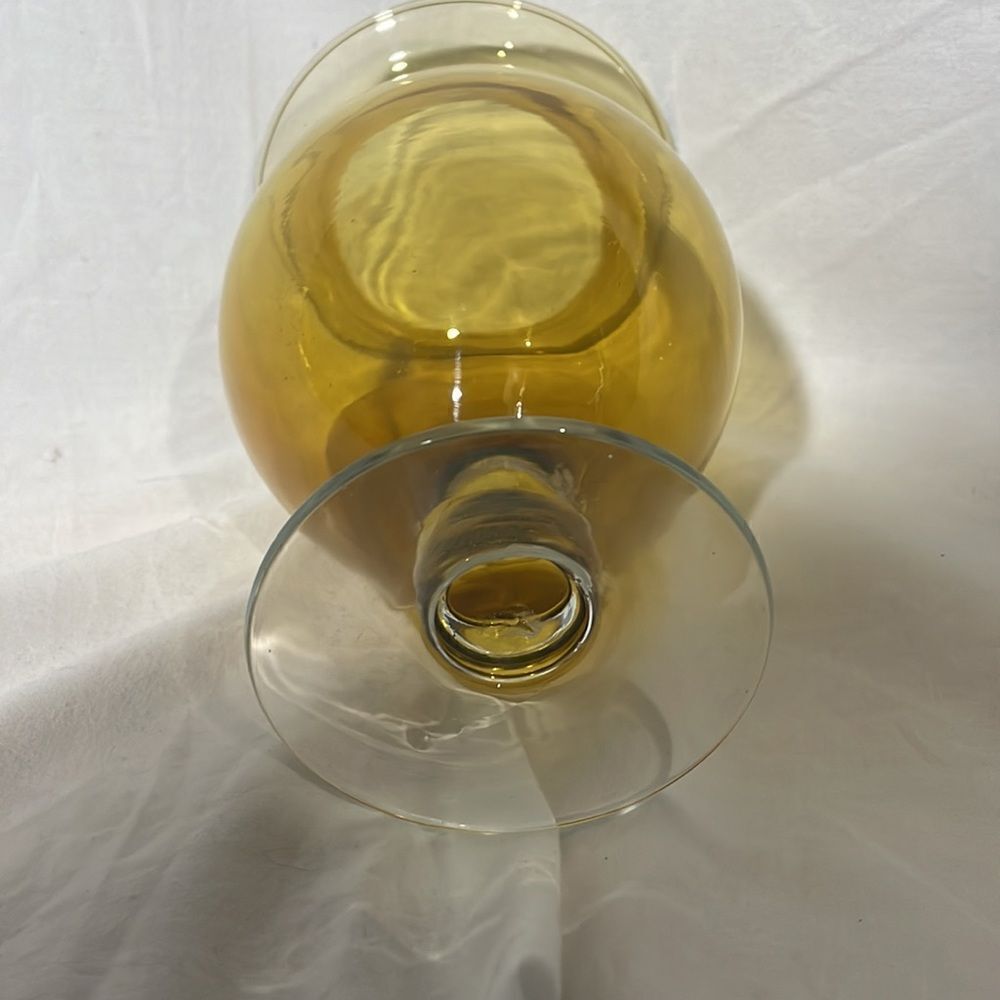 Small Round Glass Vase - Picture 3 of 3
